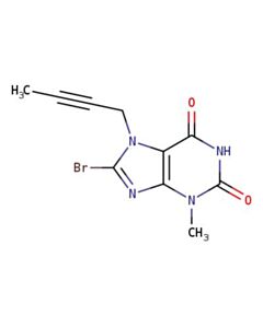 Astatech 8-BROMO-7-(BUT-2-YN-1-YL)-3-METHYL-1H-PURINE-2,6(3H,7H)-DIONE; 100G; Purity 95%; MDL-MFCD22126091